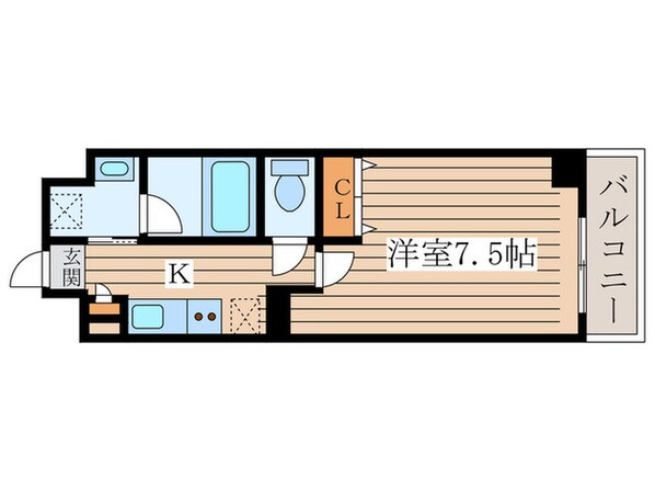 アールズコート新瑞橋駅前の物件間取画像